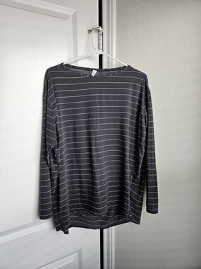 Striped Lululemon Back In Action Long Sleeve